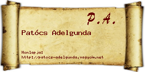 Patócs Adelgunda névjegykártya